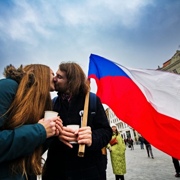 17. listopad 2024, náměstí Svobody Brno.